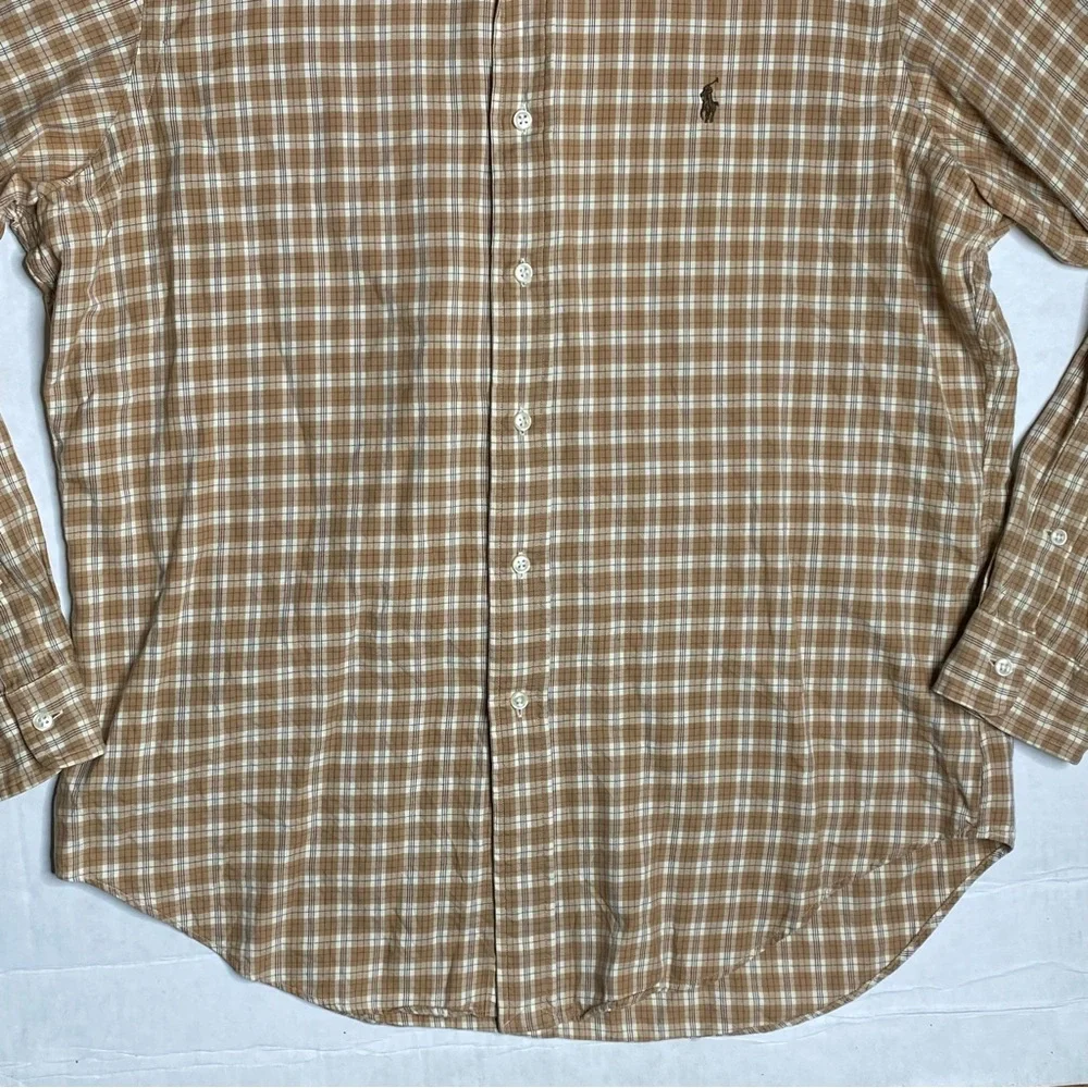 Polo Ralph Lauren Brown Button Down Shirt